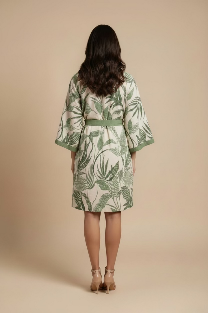 TRIM BUTTONS DRESS