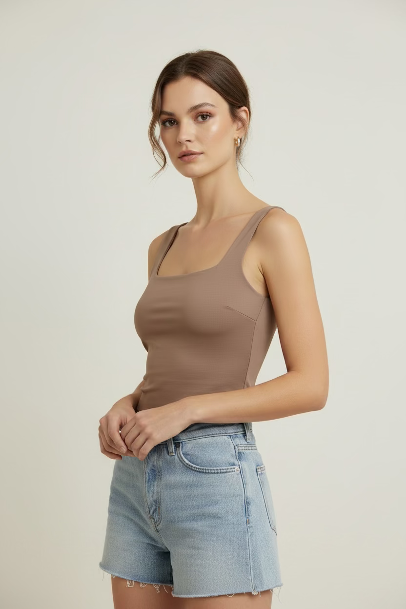 SQUARE NECK ACTIVE TANK