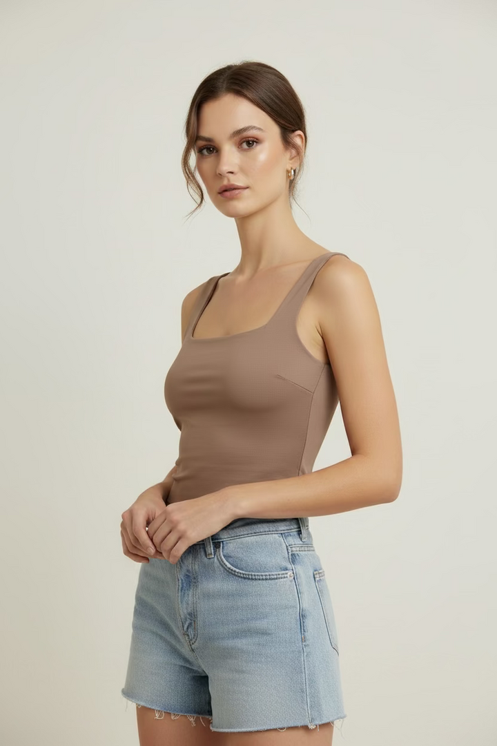 SQUARE NECK ACTIVE TANK