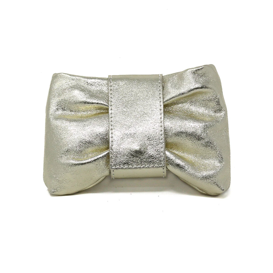 Italian Leather Bow Bag