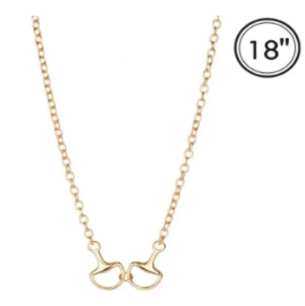 GOLD HORSEBIT NECKLACE