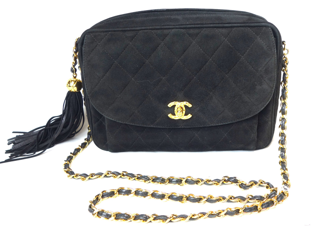 Chanel Shoulder Bag Quilted Leather