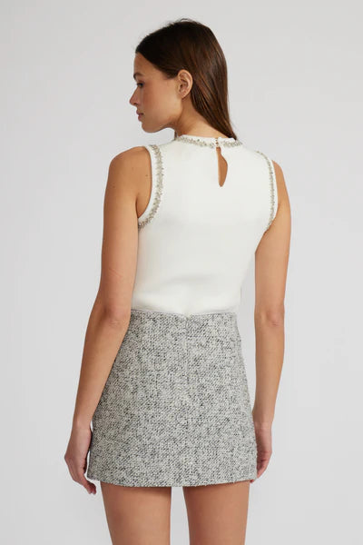 Giana Crystal Trim Top