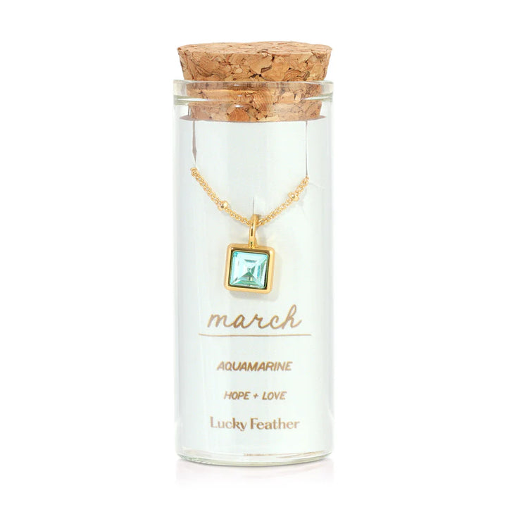 Birthstone Bottle Necklace