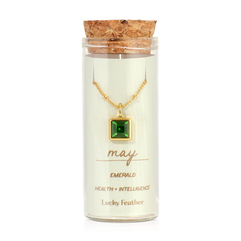 Birthstone Bottle Necklace