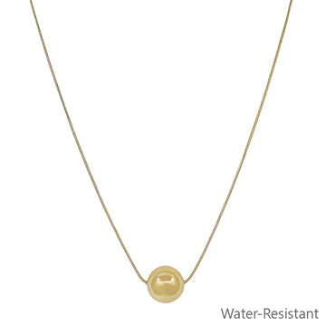 12MM Beaded Charm 16"-18" Necklace