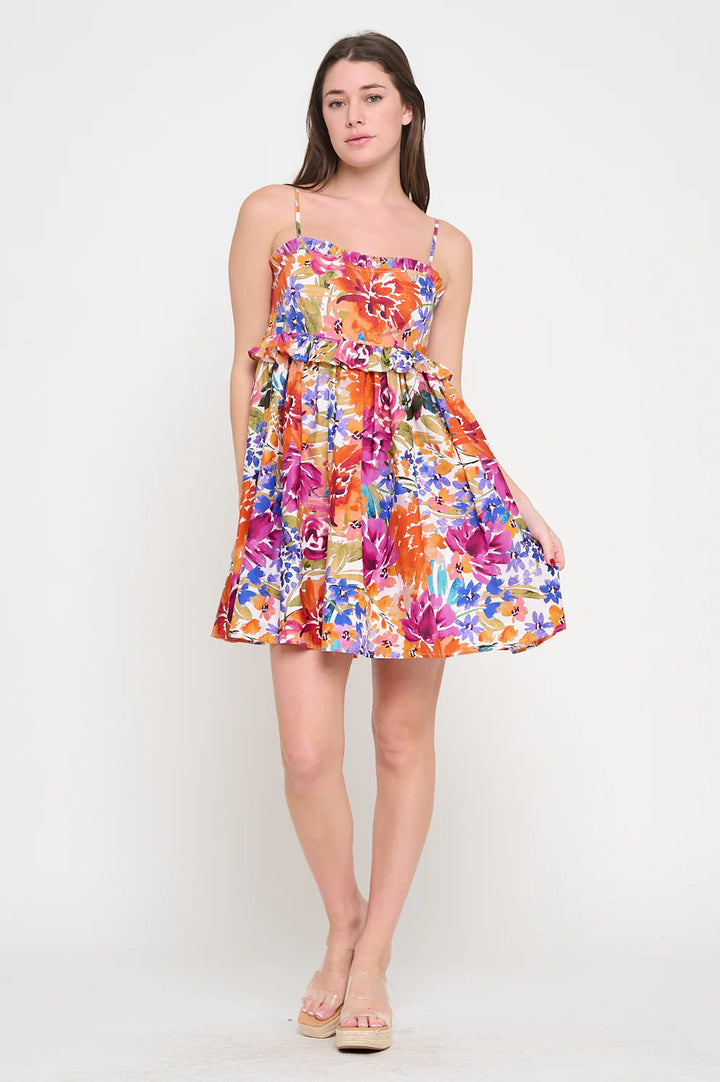 Fall Fiesta Strap Tube Dress