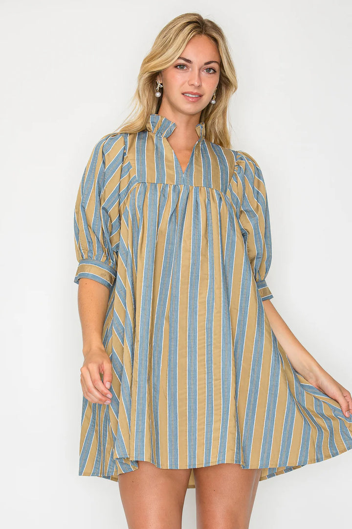 Hazel Fall Stripe Dress