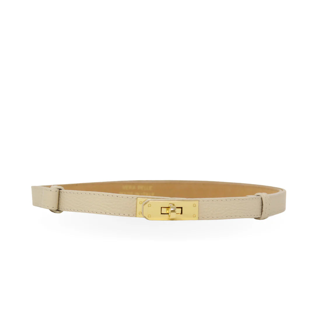 Italian Leather Adjustable Belt