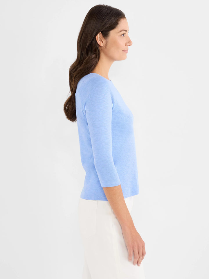 3/4 Sleeve Ballet Boat Neck Top