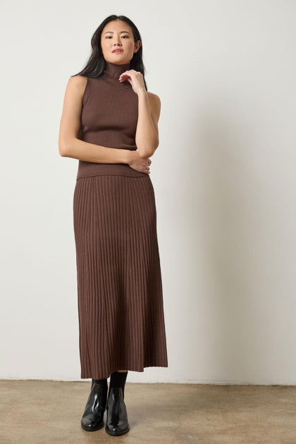 Straight Rib Skirt