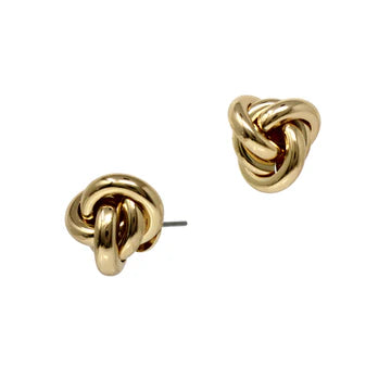 Knotted Stud Earring