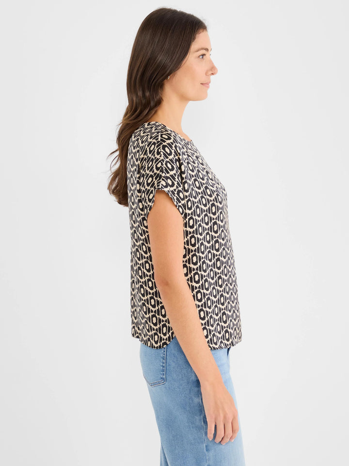 Lacy Diamonds Day Gloss Woven Tee