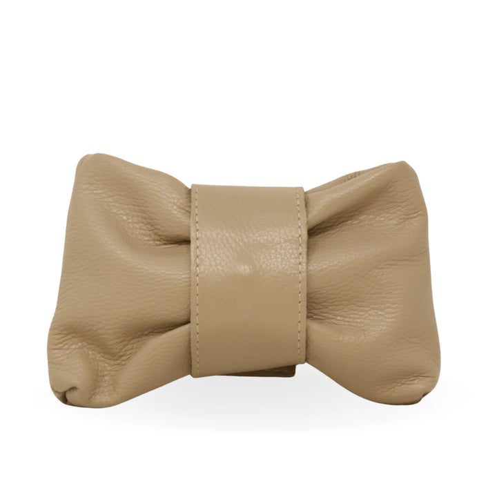 Italian Leather Bow Bag