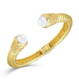Hammered Matter Gold Cuff Bracelet