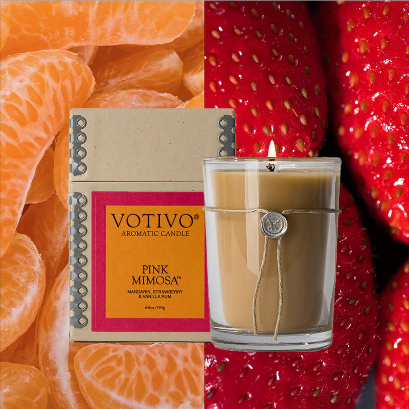 Pink Mimosa Aromatic Candle