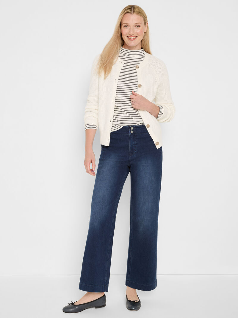 Waffle Tuck Cardigan