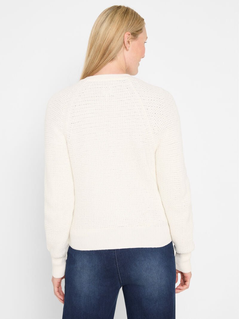 Waffle Tuck Cardigan