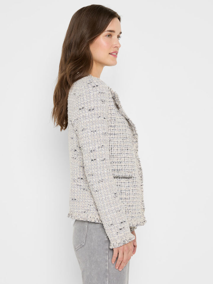 Chain Trim Fringe Blazer