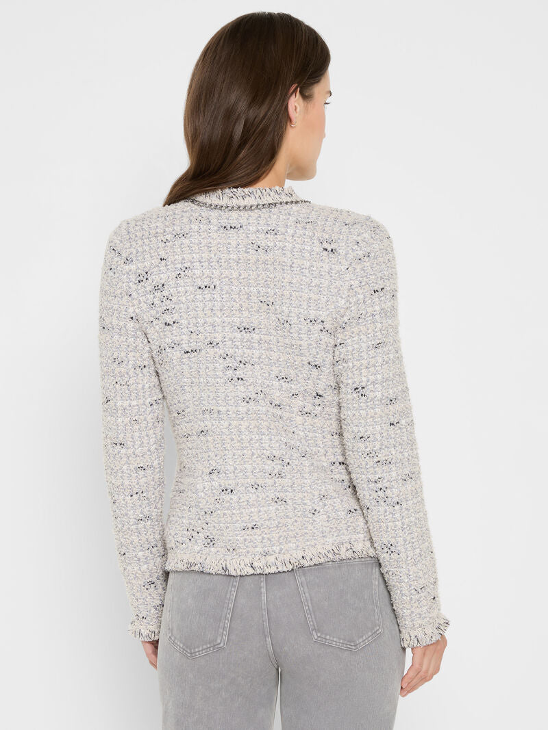 Chain Trim Fringe Blazer