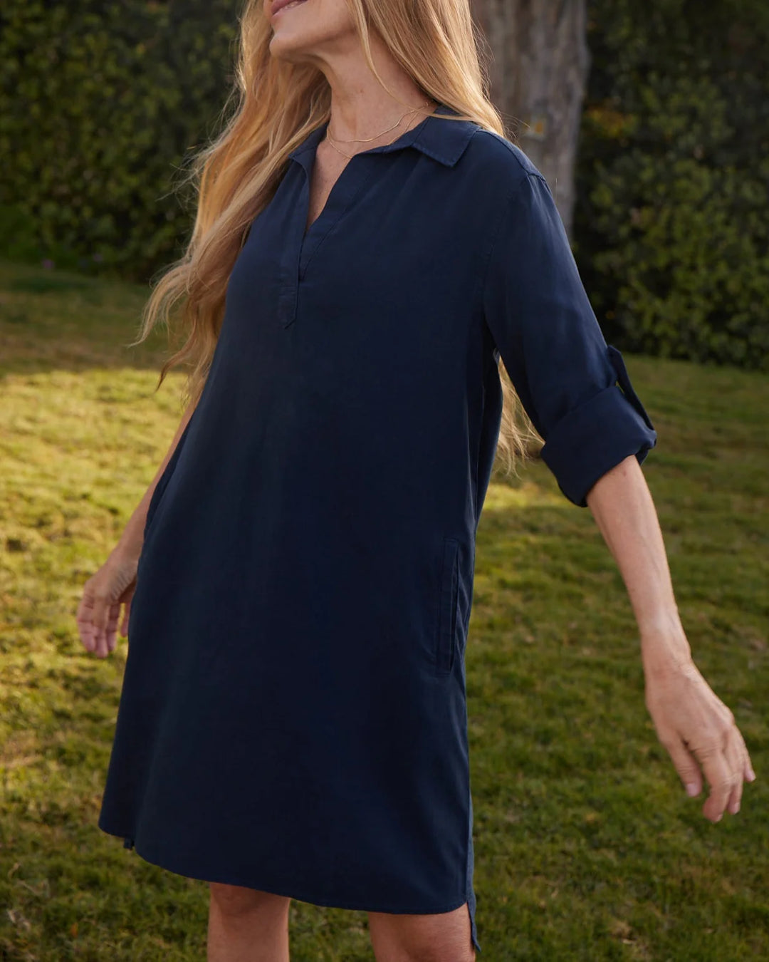 Long Sleeve A-Line Dress