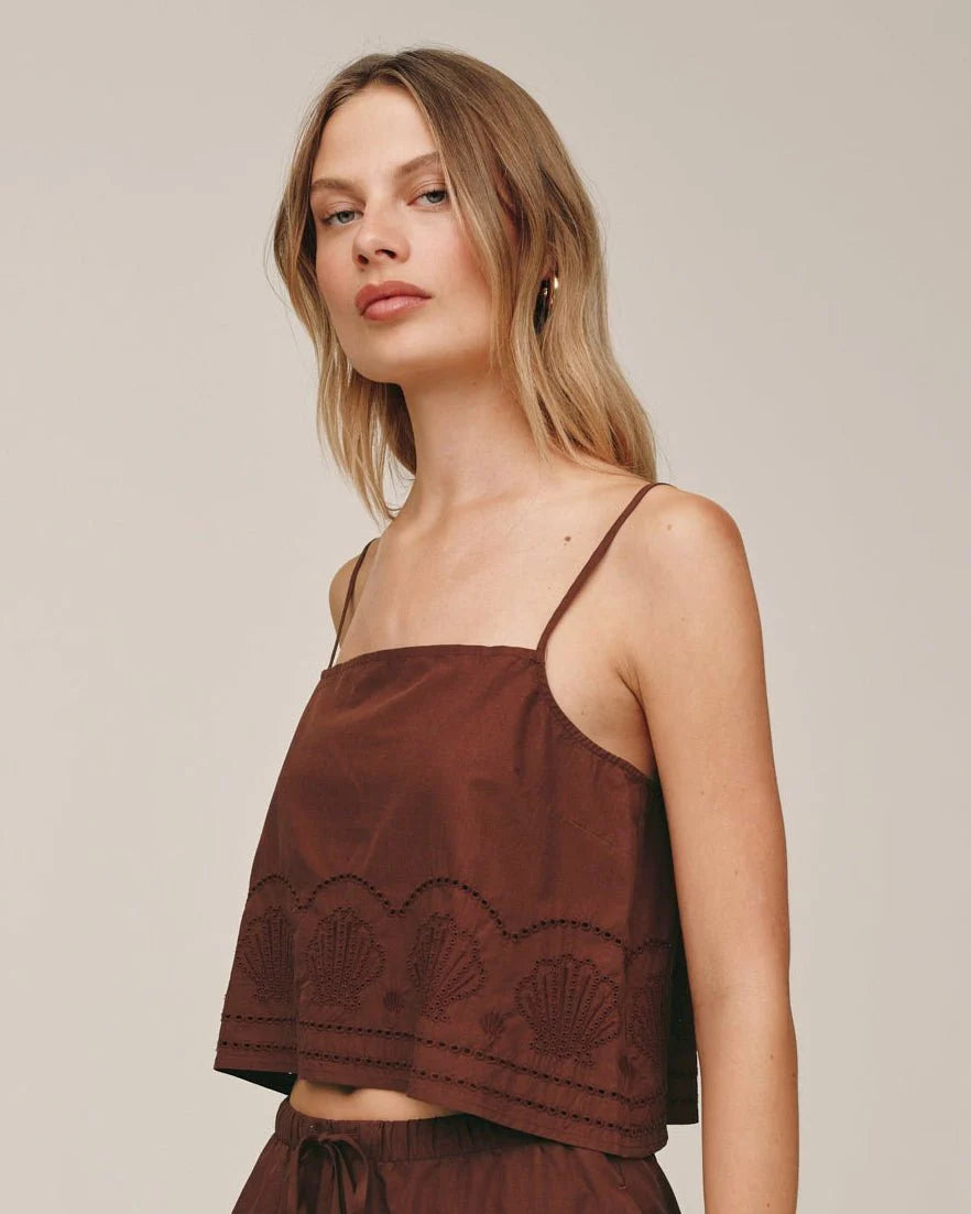 BUTTON BACK CAMI