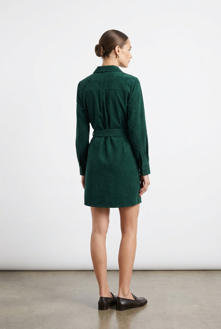 COLLAR PULLOVER DRESS