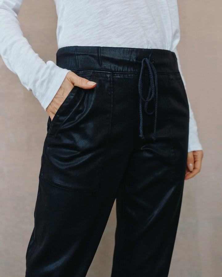 Faux Leather Chelsea Pocket Jogger