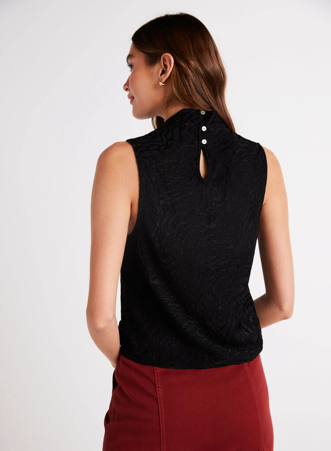 Cowl Neck Bias Top