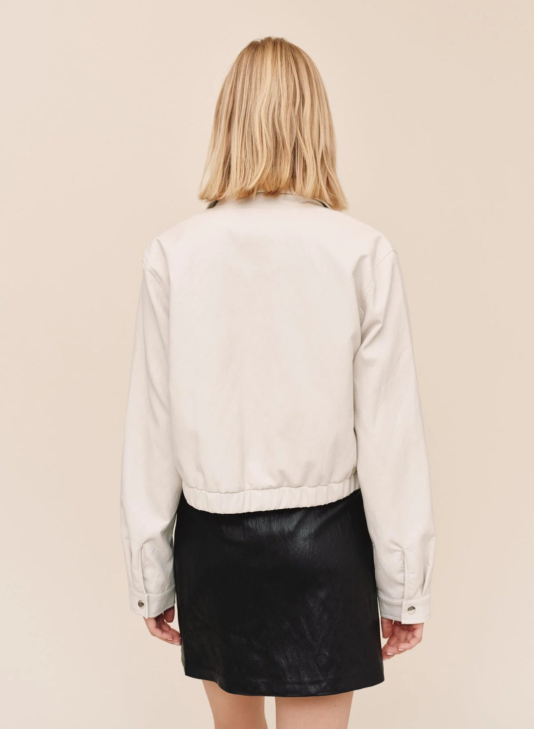 CROP BOMBER JACKET
