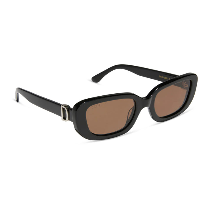 DAPHNE BLACK SILVER SUNGLASSES