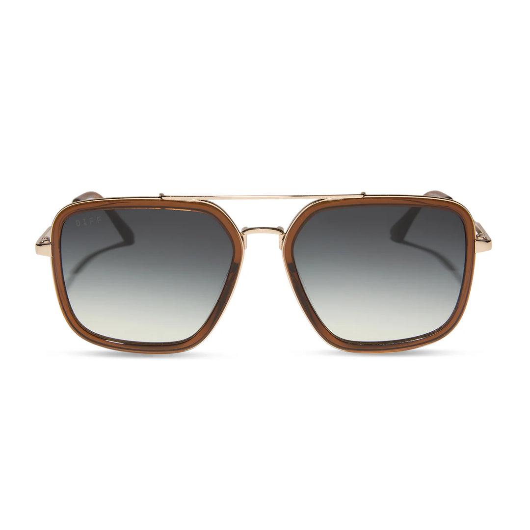 JORDAN WHISKEY GOLD GREY GRADIENT SUNGLASSES