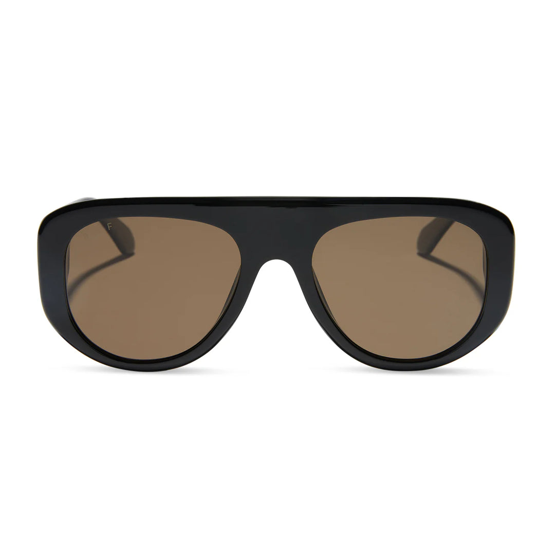 MORGAN BLACK + BROWN SUNGLASSES