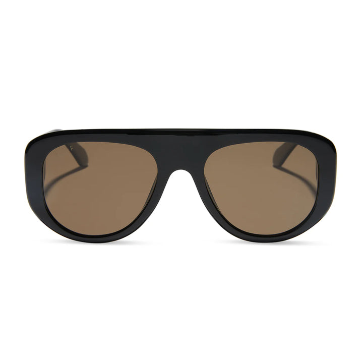 MORGAN BLACK + BROWN SUNGLASSES