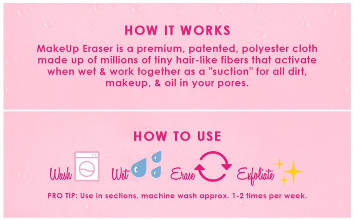 MakeUp Eraser - 'I Heart You 7-Day Set | Valentine's Day Gift Set