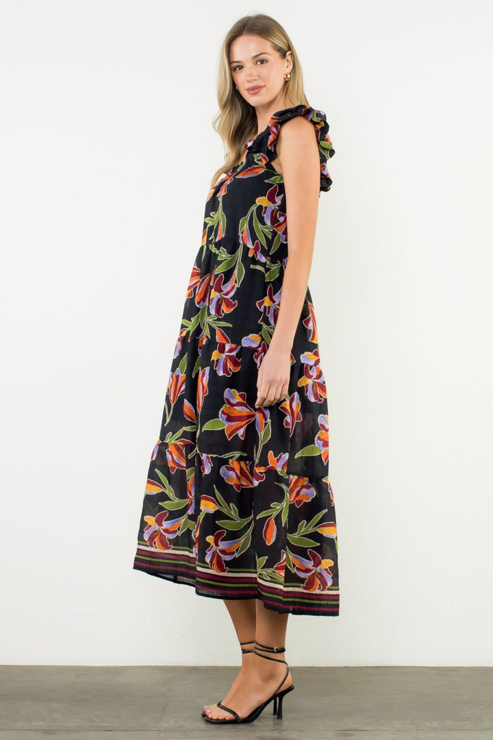 FLORAL TANK MAXI DRESS