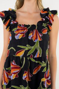FLORAL TANK MAXI DRESS