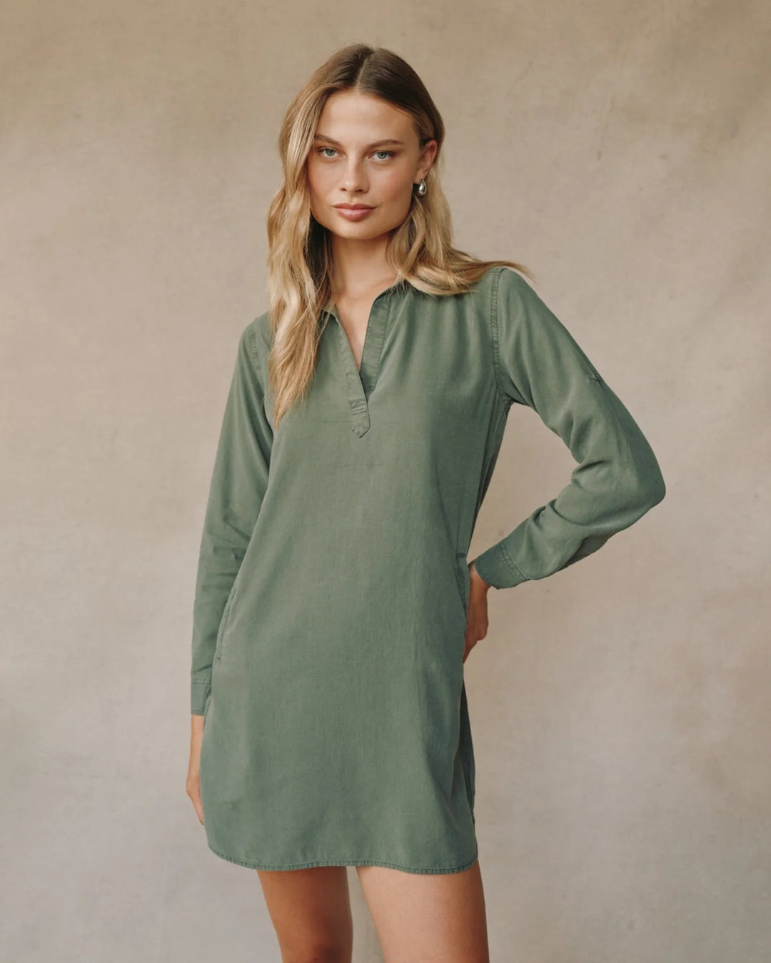 Long Sleeve A-Line Dress