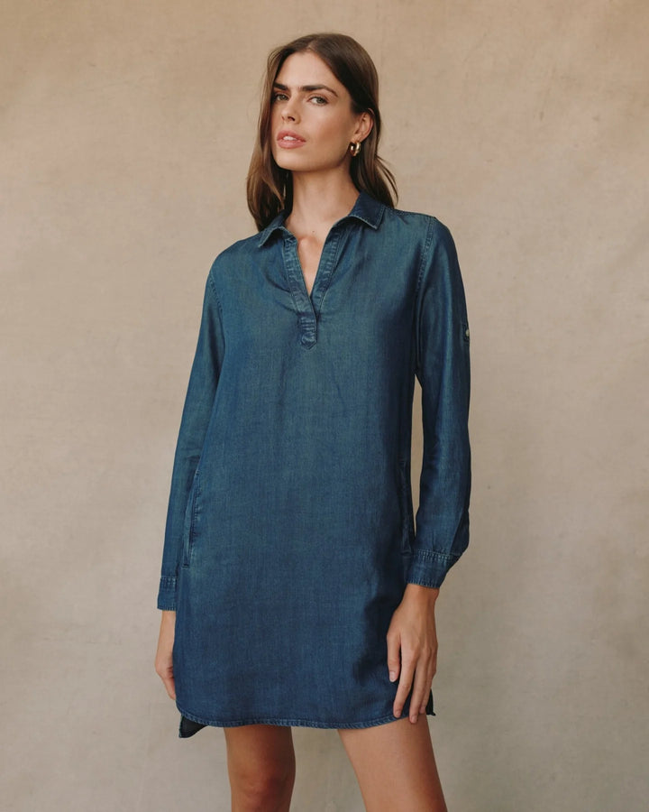 Long Sleeve A-Line Dress