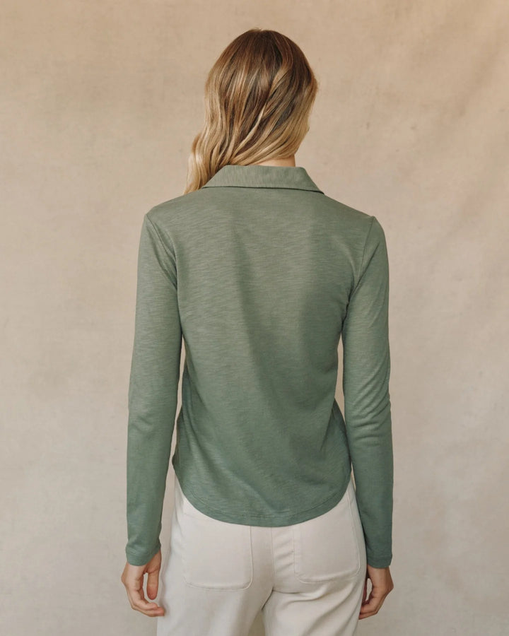 Button Up Knit Top