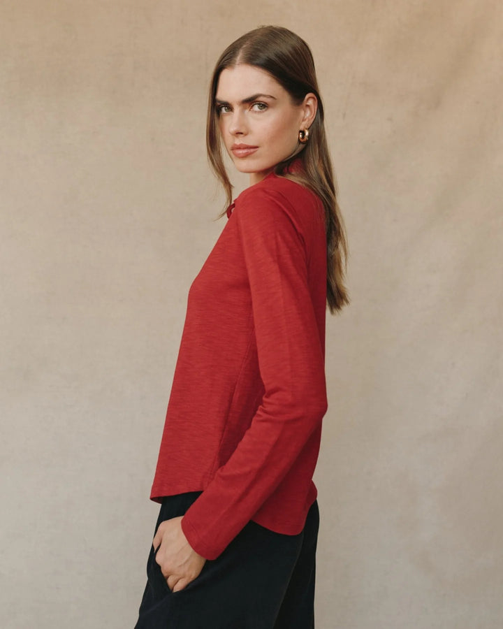 Button Up Knit Top