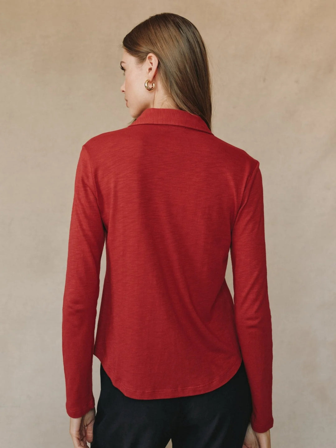Button Up Knit Top