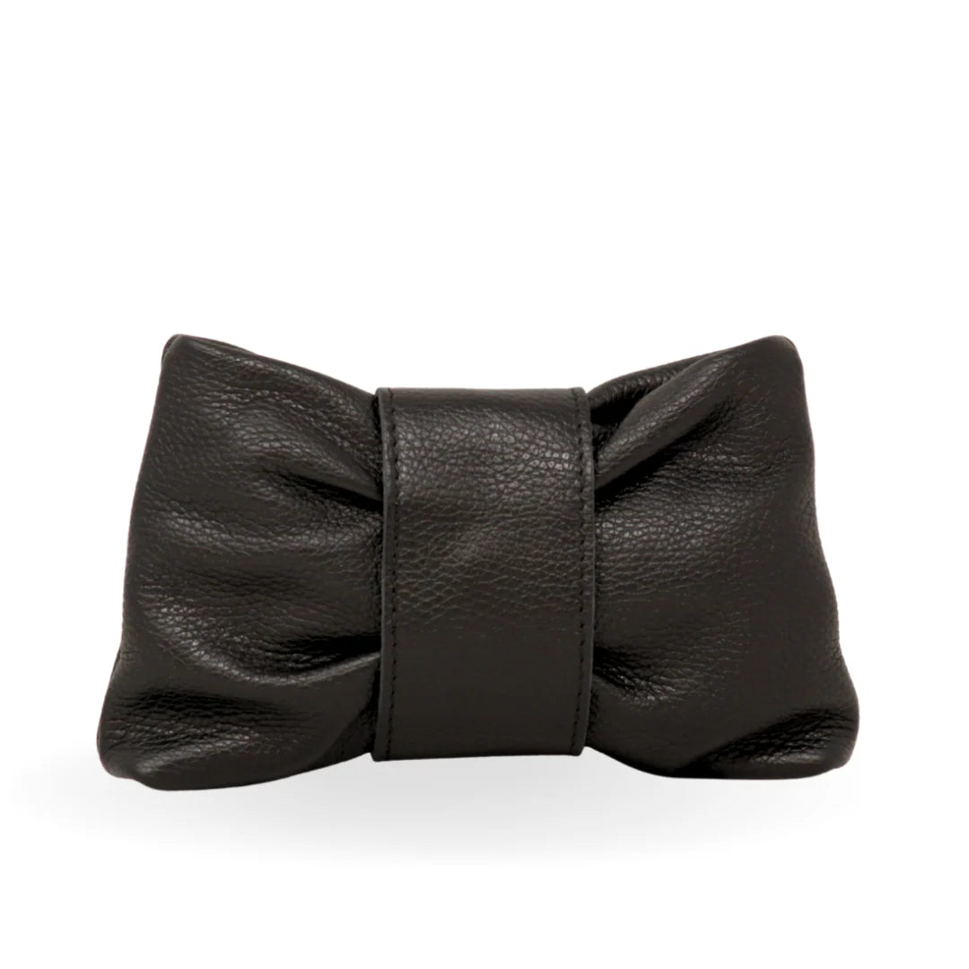Italian Leather Bow Bag