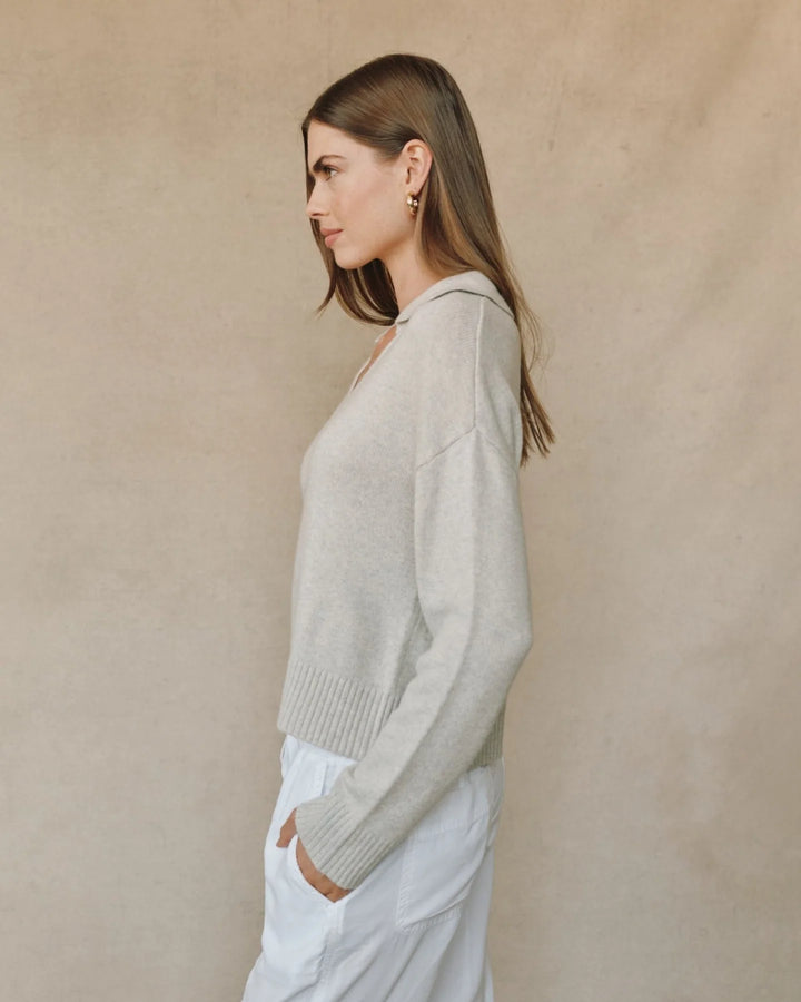 Pullover Sweater with Collar