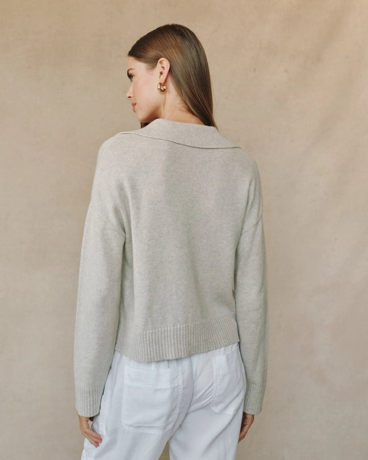 Pullover Sweater with Collar