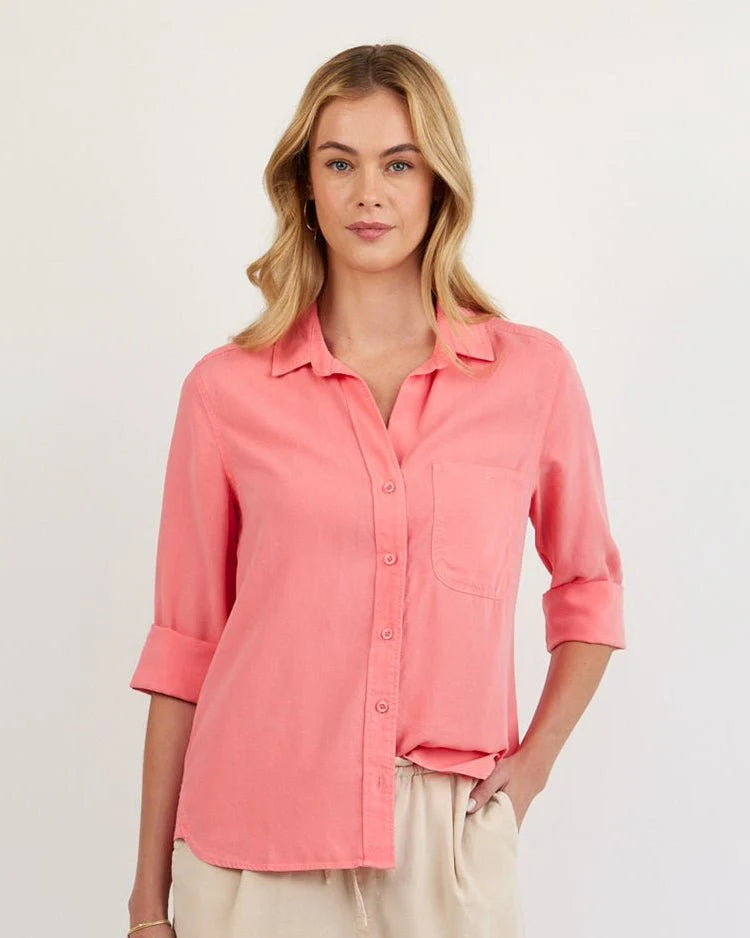 Shirt Tail Button Down