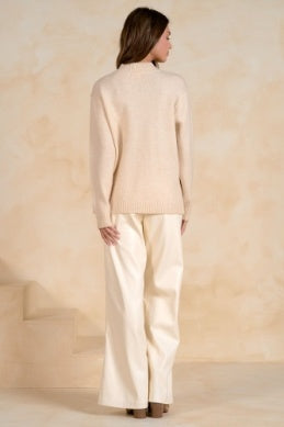 2 TONED SWEATER CREWNECK