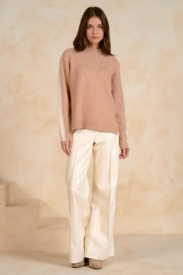 2 TONED SWEATER CREWNECK