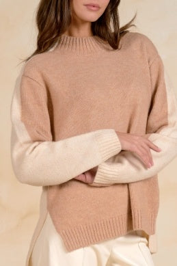 2 TONED SWEATER CREWNECK