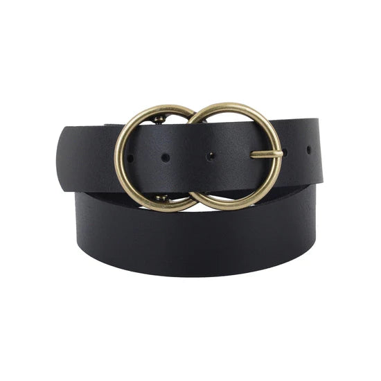 Double Circle Buckle Belt
